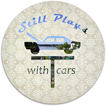 NOAACYKR Non-slip Still Plays With Cars With La Ronge City Doormat White