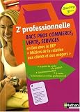 Bac Pros commerce, vente, services 2e professionnelle : En lien avec le BEP