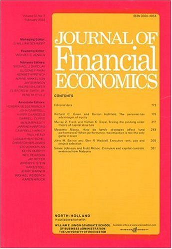 Journal of Financial Economics