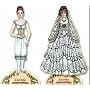 The Enchanted Dolls' House Paper Doll: Lucinda - Wedding Costumes