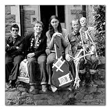 The Young Ones B&W Matte Photograph - 12x12 Inches (Adrian Edmondson Rik Mayall Nigel Planer)