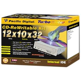 Pacific Digital U-30104 12x10x32 Internal IDE CD-RW Drive