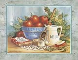 Cookbookapples by Peggy Thatch Sibley. Size 14.00 inches width by 11.00 inches height. High Quality Art Poster Print