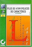 Plus de 4500 polices de caractères