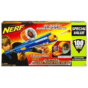Nerf Raider Rapid Fire CS-35 Dart Blaster Value Pack