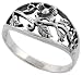 Sterling Silver Flower Ring