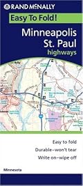 Rand McNally Easyfinder Minneapolis, St. Paul & Vicinity, Minnesota: Major Roads & Highways