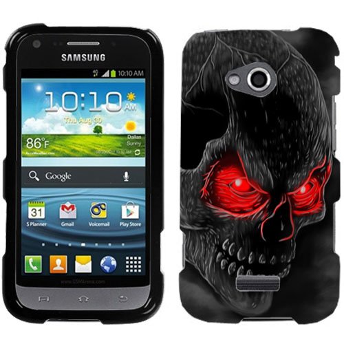 Samsung Galaxy Victory 4G LTE Red Eye Skull Hard Case Phone Cover