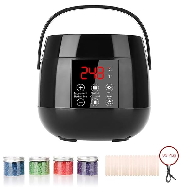 Wax Warmer Hair Removal Kit Intelligent Led Display Hair Removal