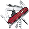 Victorinox Cyber 29 Pieces - 1.7605.T - Couteau Suisse de poche - Rouge Transparent