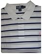Men's Polo By Ralph Lauren Big and Tall Short Sleeve Polo Shirt White Striped