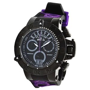 Stainless Steel Subaqua Noma III Chronograph Black Dial Day and Date Display 500M