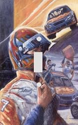 Stock Car Racer Decorative Switchplate Cover