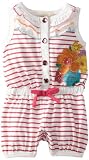 Carters Watch the Wear Baby-Girls Infant Romper With Stripes And Flowers