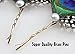 Set Of 4 Super Cute Peacock Feather Brass Bobby Pins, Handmade Hair Clips