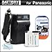 Battery And Charger Kit For Panasonic Lumix DMC-XS1, DMC-SZ3, DMC-FH10, DMC-F5 Compact Digital Camera Includes Extended Replacement (1000Mah) DMW-BCL7 Battery + Ac/Dc Rapid Travel Charger + MicroFiber Cloth + More