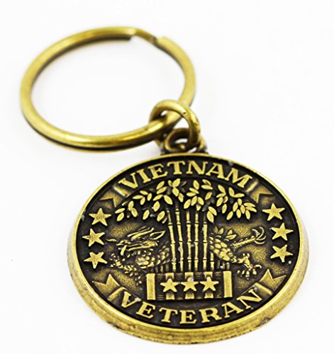 Vietnam Veteran Keychain Military Commemorative Collectibles, Patriotic Gifts