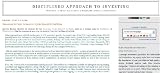 Disciplined Approach to Investing