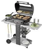 Campingaz El Prado 2200 Deluxe Gas BBQ - Barbecue au gaz - Noir/argent