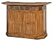 Sunny Designs Sedona Bar with Two Sedona Slatback Barstools