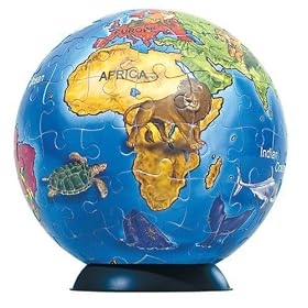 Junior World Map - Globe 96 pc by Balls