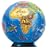 Ravensburger Puzzleball 96 Pieces World Map