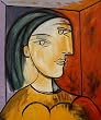 Art Reproduction Oil Painting - Picasso Paintings: Marie Therese - Classic 20" X 24" - Hand Painted Canvas Art
