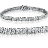 1/2ct Diamond Tennis Bracelet crafted in Sterling Silver 7 1/2inch Picture