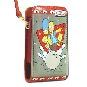 The Simpsons Universal Pouch Simpsons Family Bowling (Red)