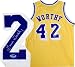 James Worthy Autographed Los Angeles Lakers Swingman Jersey (PSA/DNA)