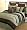 Moss Jacaranda Striped Micro Suede Luxury Bed in a Bag Comforter 6 piece Bedding Set - Queen Size
