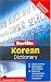 Book Berlitz Korean-English/English-Korean Pocket Dictionary (Berlitz Dictionaries)