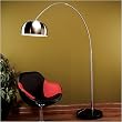 LumiSource Chrome Arch Floor Lamp