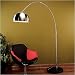 LumiSource Chrome Arch Floor Lamp