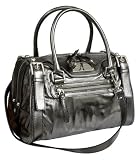 Dolce & Gabbana Miss Easy Way Metallic Asphalt Leather Duffel BB1725-A5433-80720