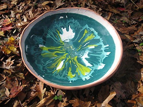 18" Serving Bowl - Mediterranean Greens