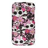 HTC Sensation 4G Protector Case - Pink Skull