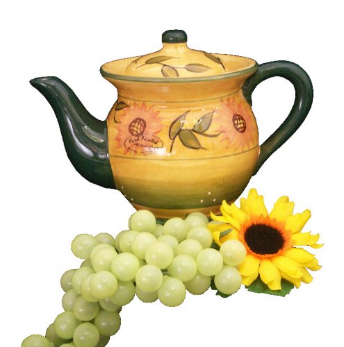 "TEA POT, TEAPOT Tea Kettle SUNFLOWER YELLOW" "TEA POT, TEAPOT Tea Kettle SUNFLOWER YELLOW"