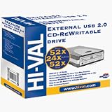 iRiver HI-VAL EXT CDRW 52X24X52-USB 2.0 HPLUG ( H522452EU )