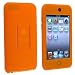 eForCity Premium Silicone Skin Case Compatible With Apple&reg; iPod touch&reg; 1st gen and Gen2, Orange