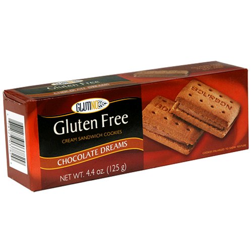 Glutino Gluten-Free Sandwich Cookies, Chocolate Dreams, 4.4-Ounce Boxes (Pack of 12)