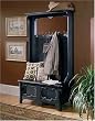 Hills of Provence Antique Black Hall Tree By Powell Furniture
