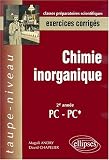 Chimie inorganique, exercices corrig�s : 20e ann�e PC-PC*