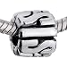 Rose Flower Bead Fits Pandora Beads Charm Bracelet