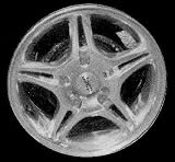 00 JEEP CHEROKEE ALLOY WHEEL RIM 15 INCH SUV, Diameter 15, Width 7 (10 SPOKE), BRIGHT POLISH, 1 Piece Only, Remanufactured (2000 00) ALY09031U80