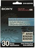 Electronics : Sony SVM-30SW09 30 Small size STICKER (3.5"x4") photo paper for DPP - EX5/7