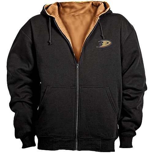 Anaheim Ducks Craftsman Zip Front Hooded Jacket - XX-Large
