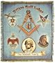 Prince Hall Lodge 100% Cotton Afghan