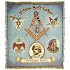 Prince Hall Lodge 100% Cotton Afghan