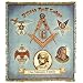 Prince Hall Lodge 100% Cotton Afghan